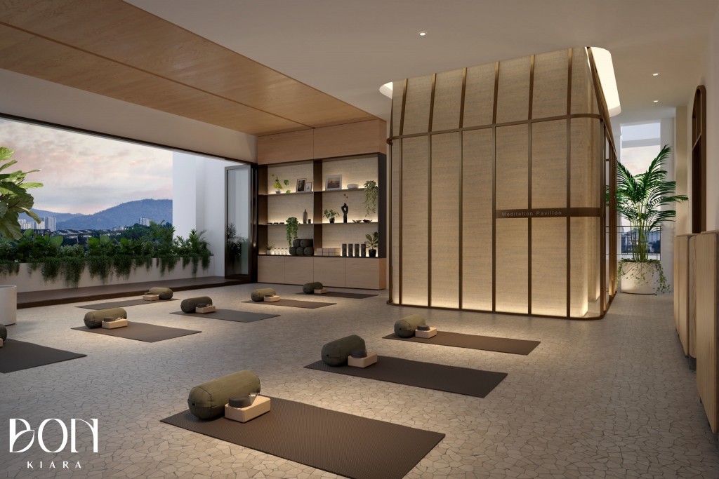 The Wellness Deck offers a space for various floor exercise routines.