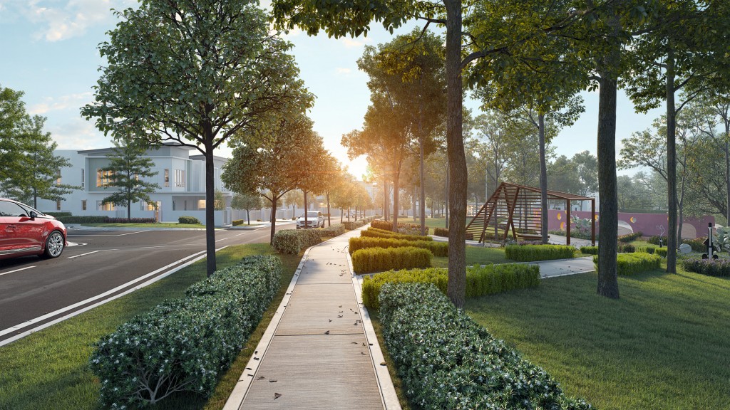 Residents will be able to look forward to a beautiful, natural landscape.