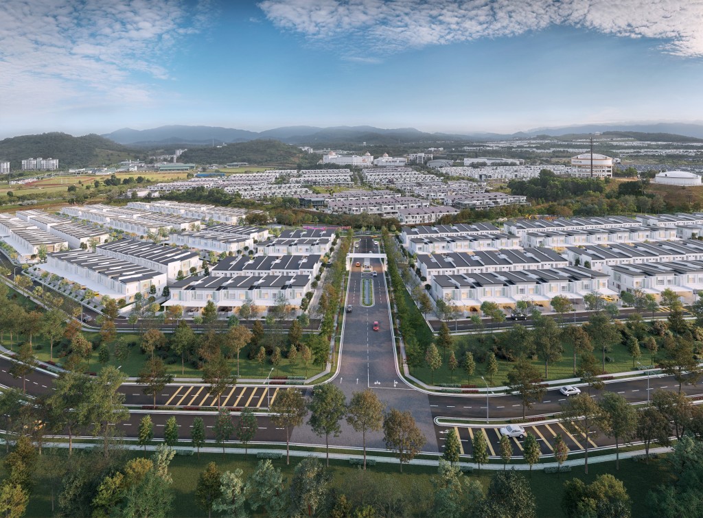 An aerial view of Elonia.