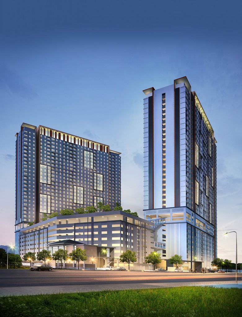 An artist impression of Residensi Pauh Permai.