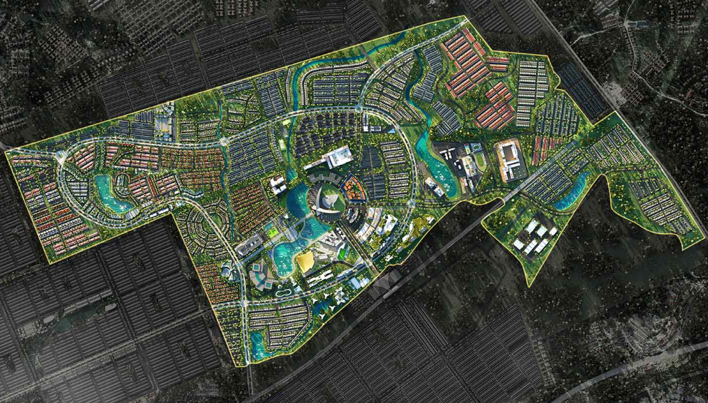 An image of the KotaSAS master plan.