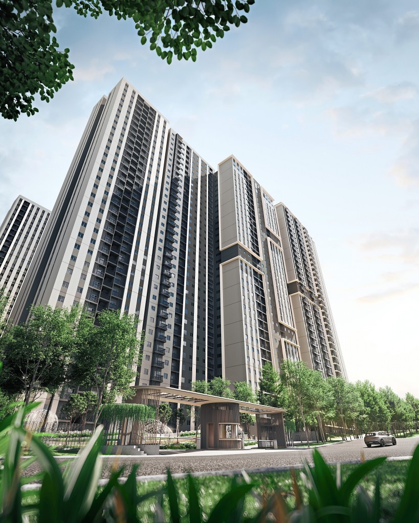 Urban contemporary façade with a rustic touch is emblematic of the bloomers and thrivers of the current generation.