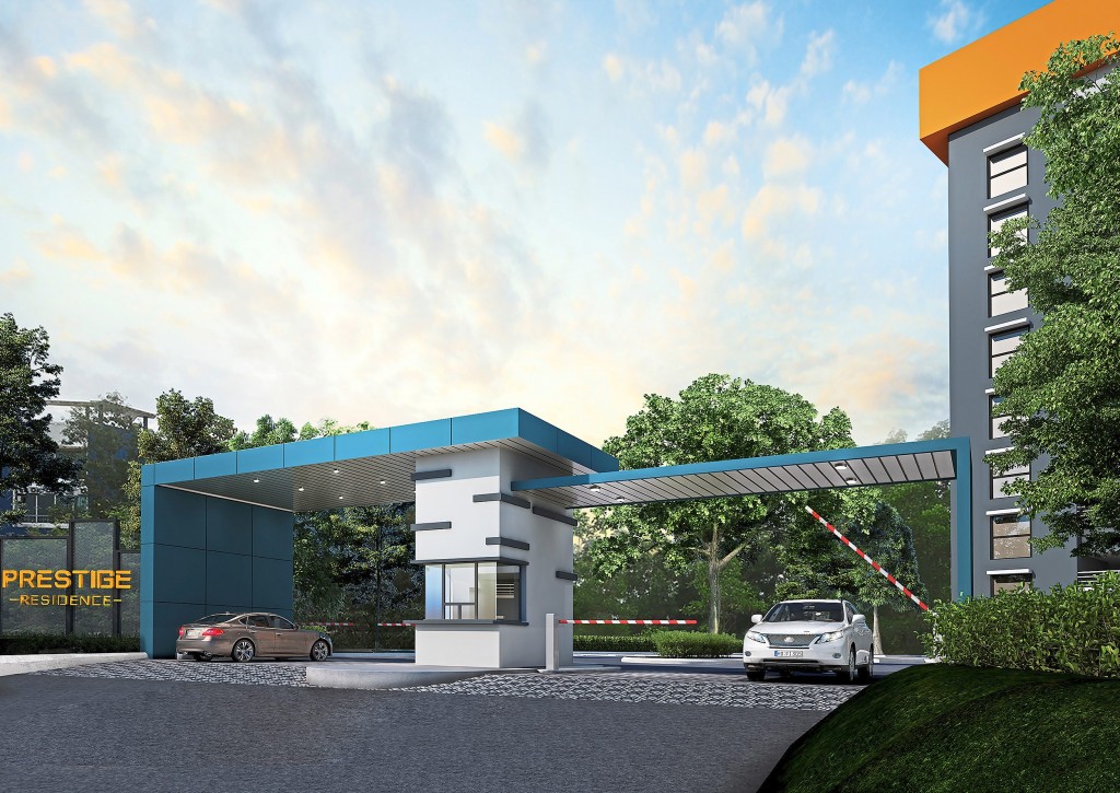 Prestige Residence is safeguarded by 24-hour security.