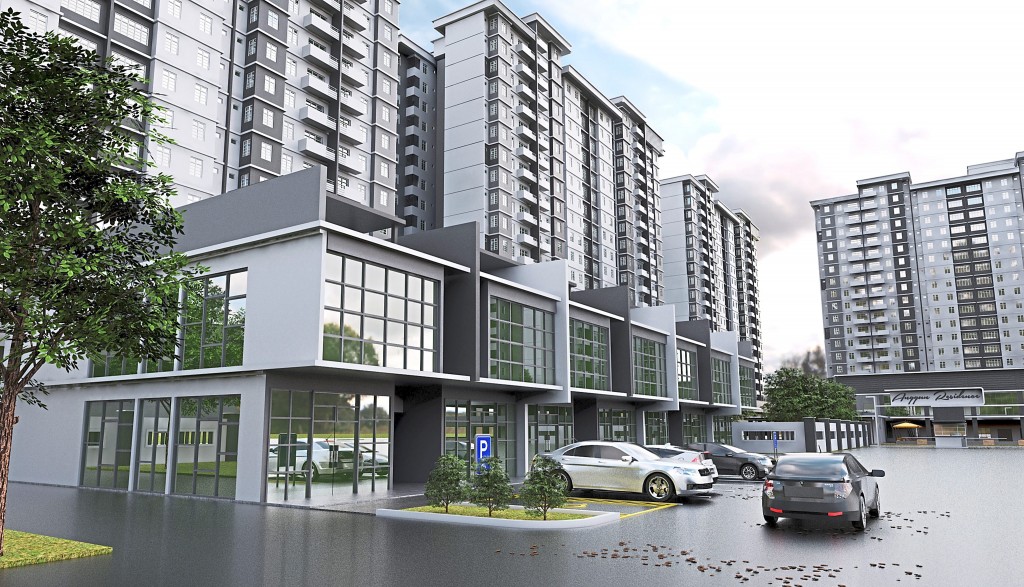 Residensi Melaka Tengah 2 offers 980 units of apartments with a starting price of RM136,800.