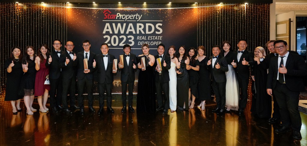 Mah Sing’s team won a total of five awards at the StarProperty Real Estate Developer Awards 2023.