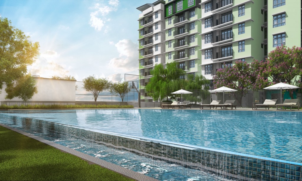 Residensi Sakura’s pool has an inviting vibe.