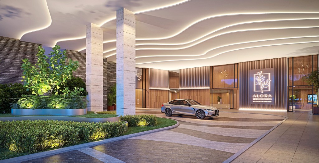 Alora Residence is designed for a sustainable and integrated living with technology-assisted security and management system.