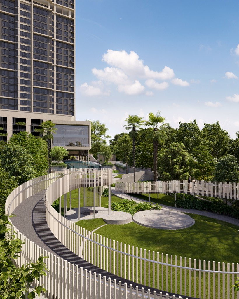 An artist’s impression of the Central Park at Bon Kiara.