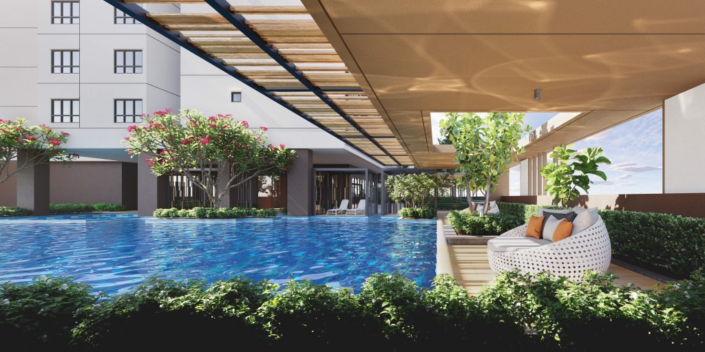 An artist's impression of lifestyle facilities offered at Teja. 