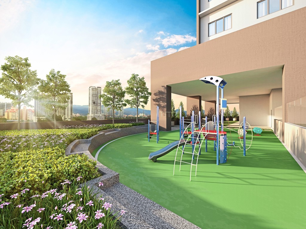 Children will be able to play safely within the guarded premises of the condominium.