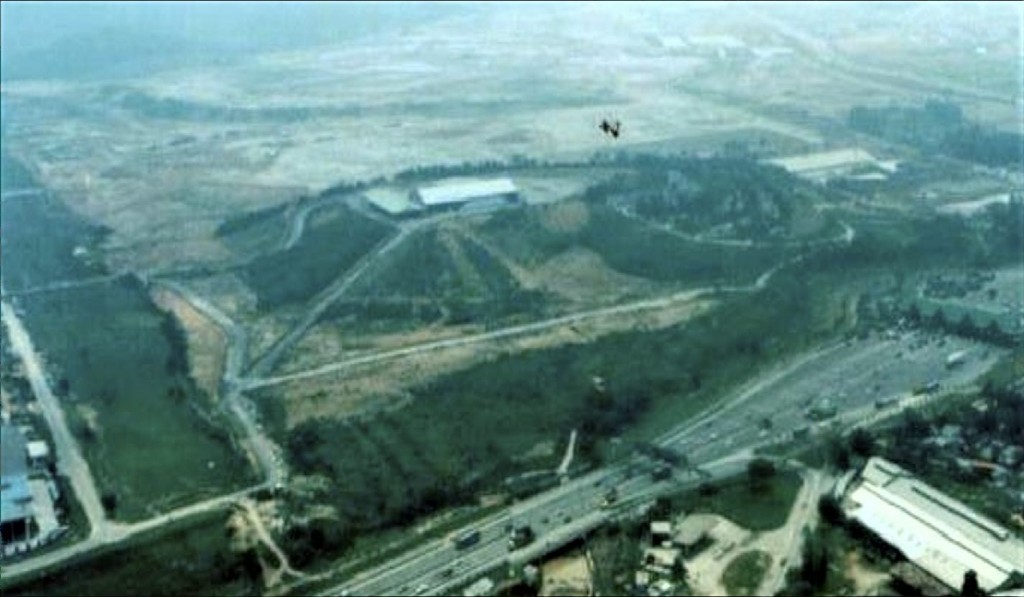 Insert shows what the land before i-City.