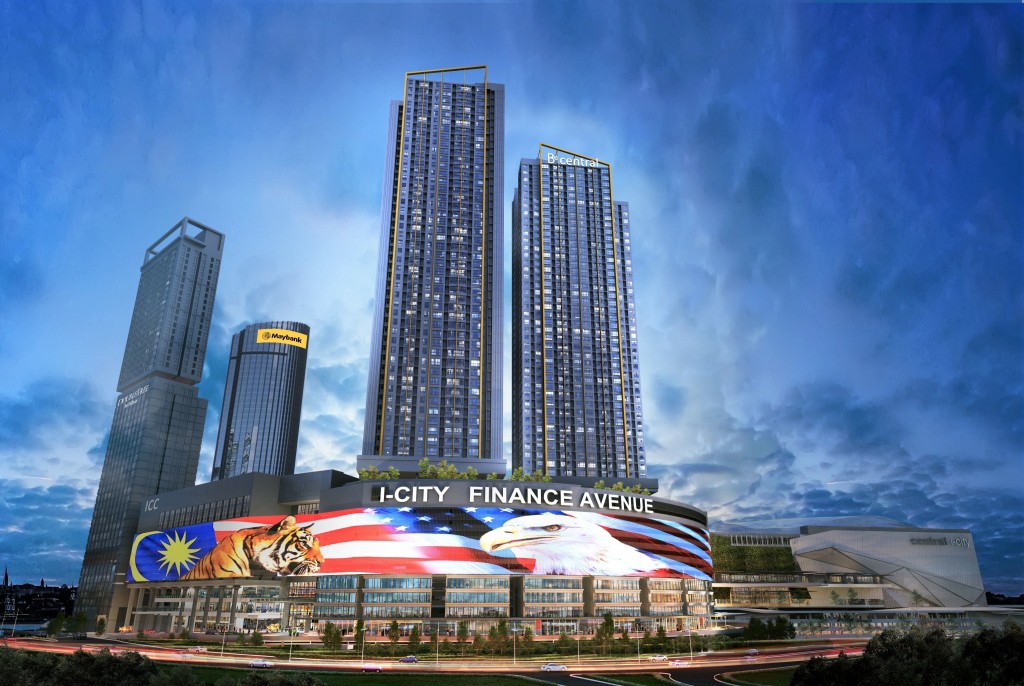 An artist impression of the completed i-City.