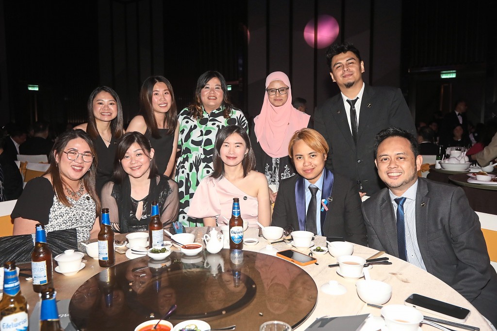 Team LBS Bina Group posing for the camera.