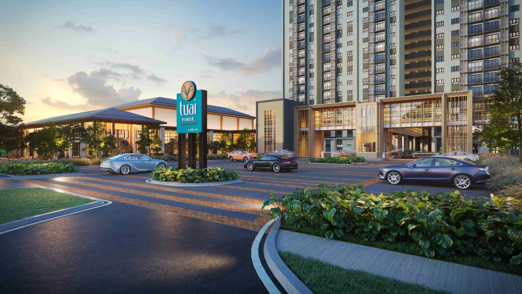 A depiction of the Tuai Timur entrance.