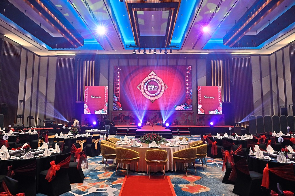 This year’s look of the Shanghai Nights set up just before the arrival of the guests.