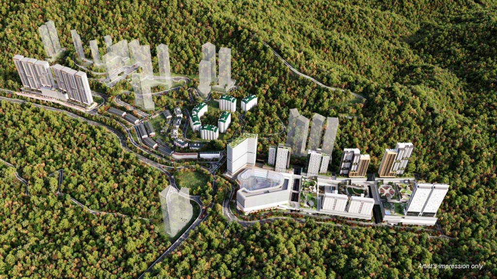 Artist’s impression of Tropicana Avalon, a township envisioned to be home to a mix of commercial and residential components.