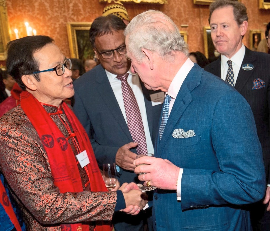 Property developer veteran Datuk Seri Koe Peng Kang was appointed as the new president of the World Council of Developers and Investors of FIABCI, the International Real Estate Federation for a one-year term. Photo shows Koe with United Kingdom’s King Charles.