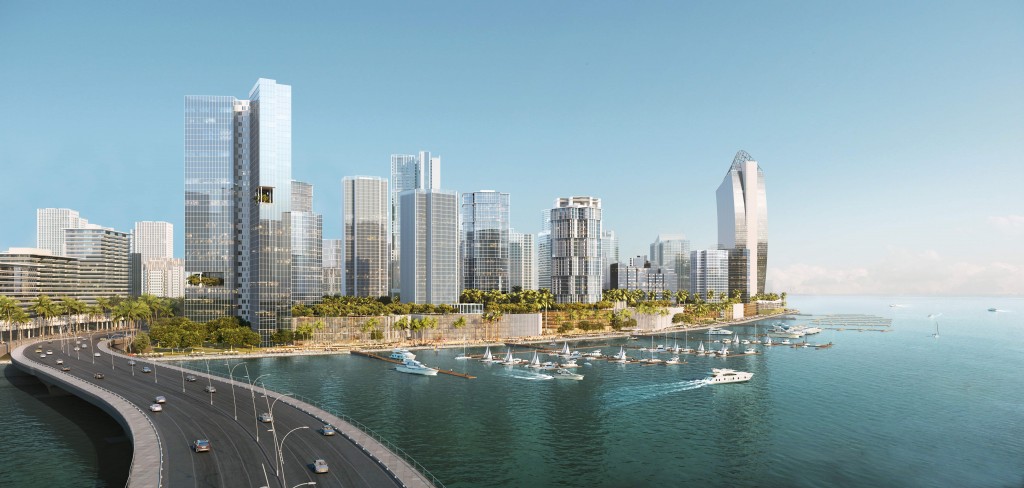 An artist’s impression of Andaman Island which received a Platinum GreenRE certification in township and master planning.