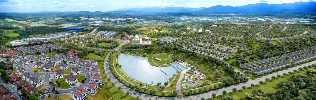 Caption: An artist’s rendering of a bird’s eye view of Antara Gapi township