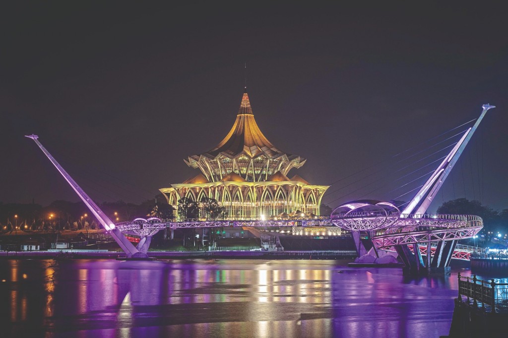 The Darul Hana Bridge, Kuching, Sarawak