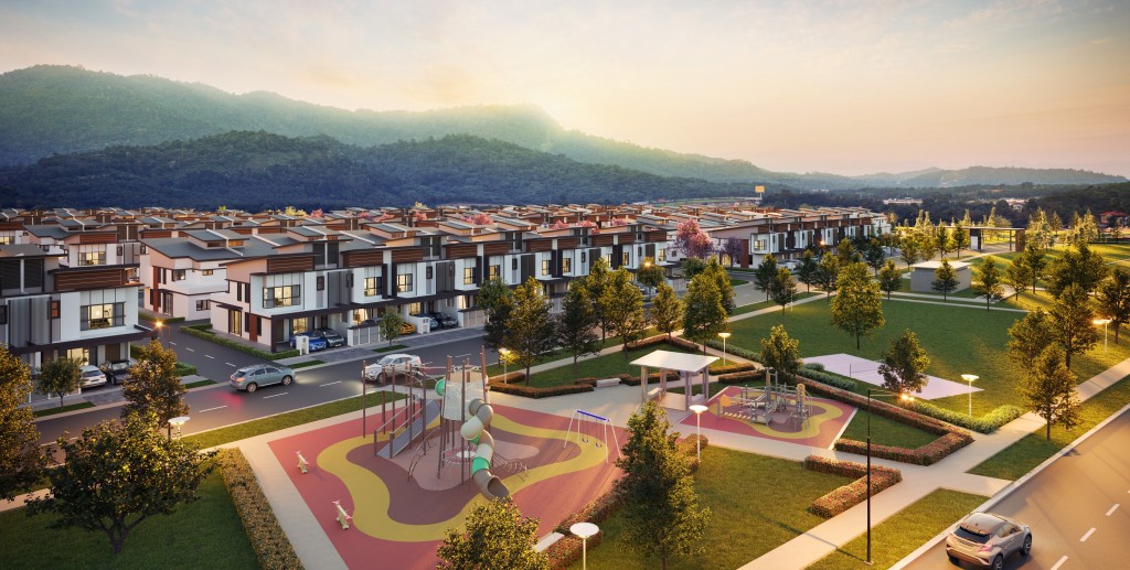 An artist impression of Sutera, a freehold development by IJM Land.