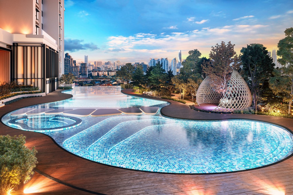 An artist impression of the Infinity Pool.