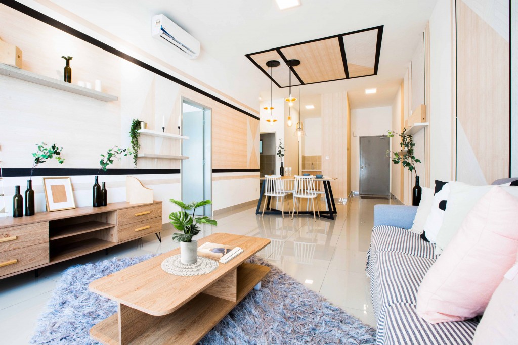 Residensi Seremban Sentral has a modern layout as displayed in the show unit.