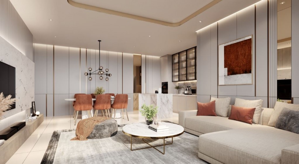 Units come with four bedrooms and layouts ranging from 34 ft by 65 ft to 44 ft by 75 ft (artist’s impression only).