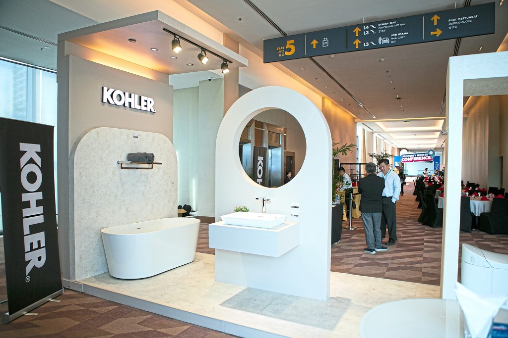 Among the exhibitors were Kohler displaying their latest products.