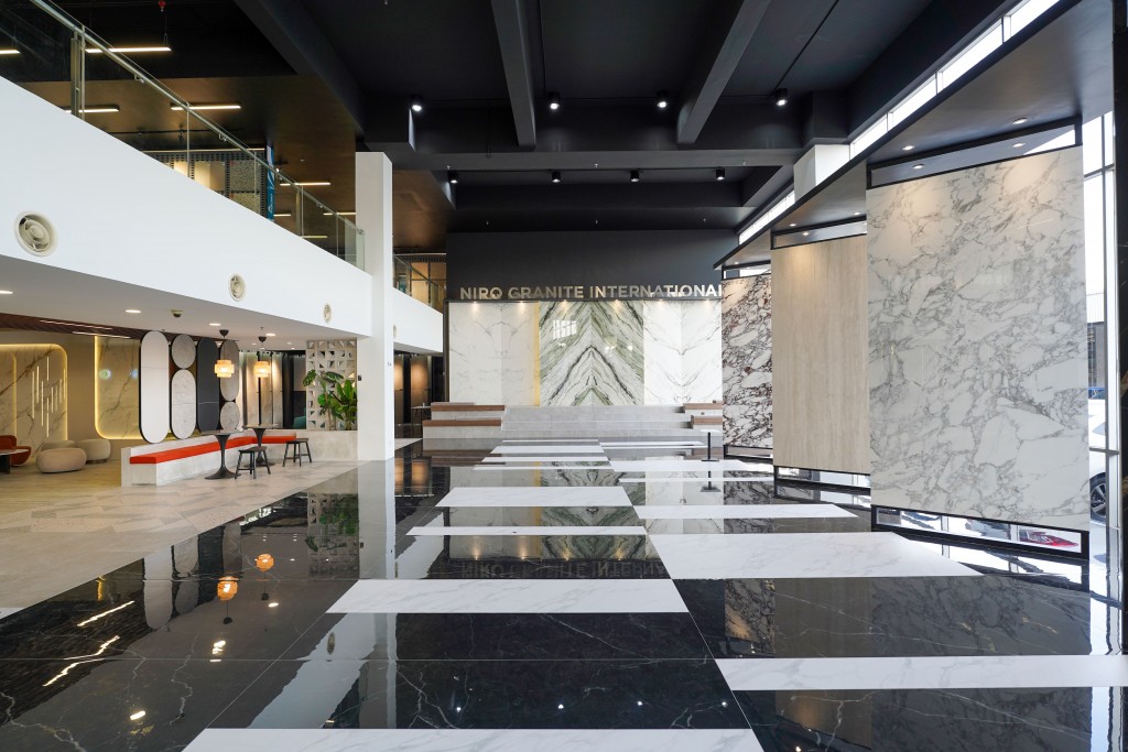 Niro Ceramic Group’s new showroom showcases the leatest trends.