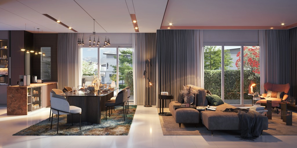 The spacious Elonia III is depicted in the artist’s impression.