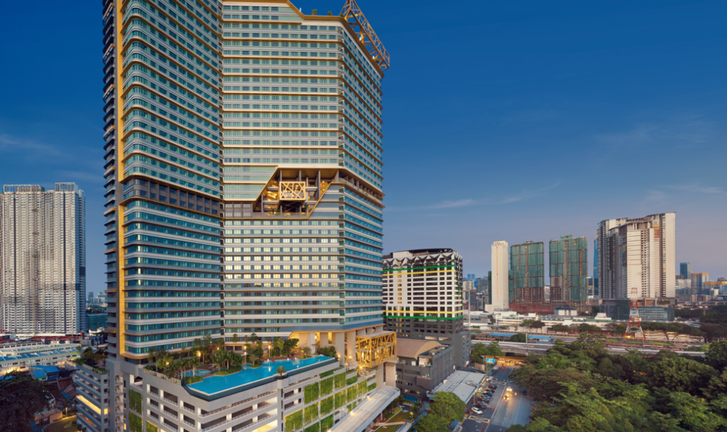 Parc3 has three parks designed into its heart mirroring the Pudu Ulu park it faces.