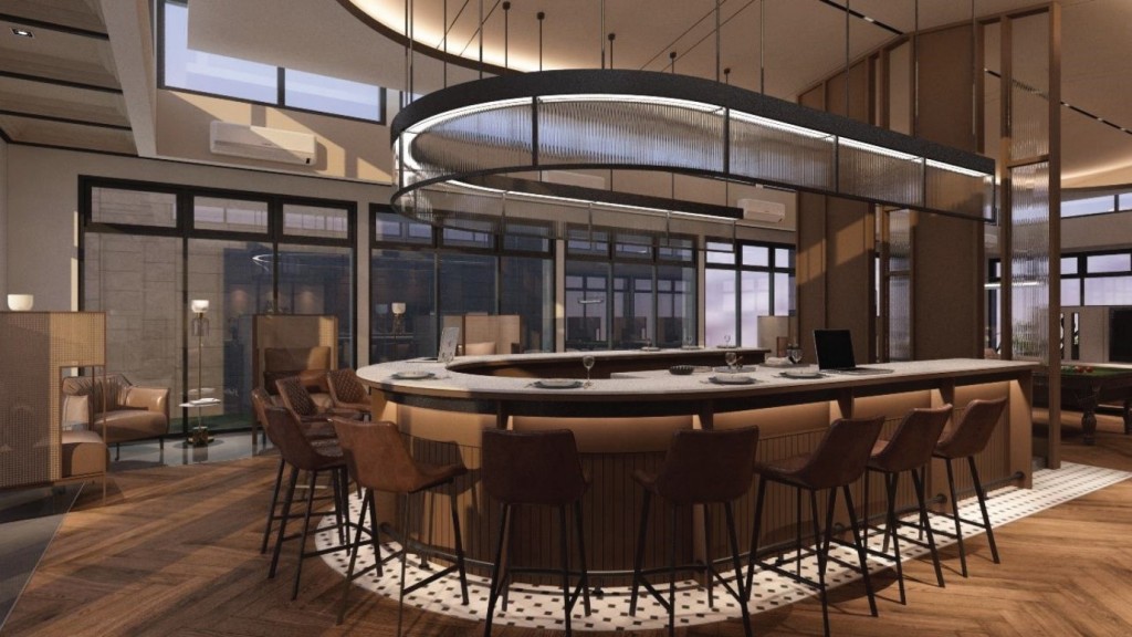 The Omakase lounge in Armani Signature Residence has the perfect ambience for family gatherings.