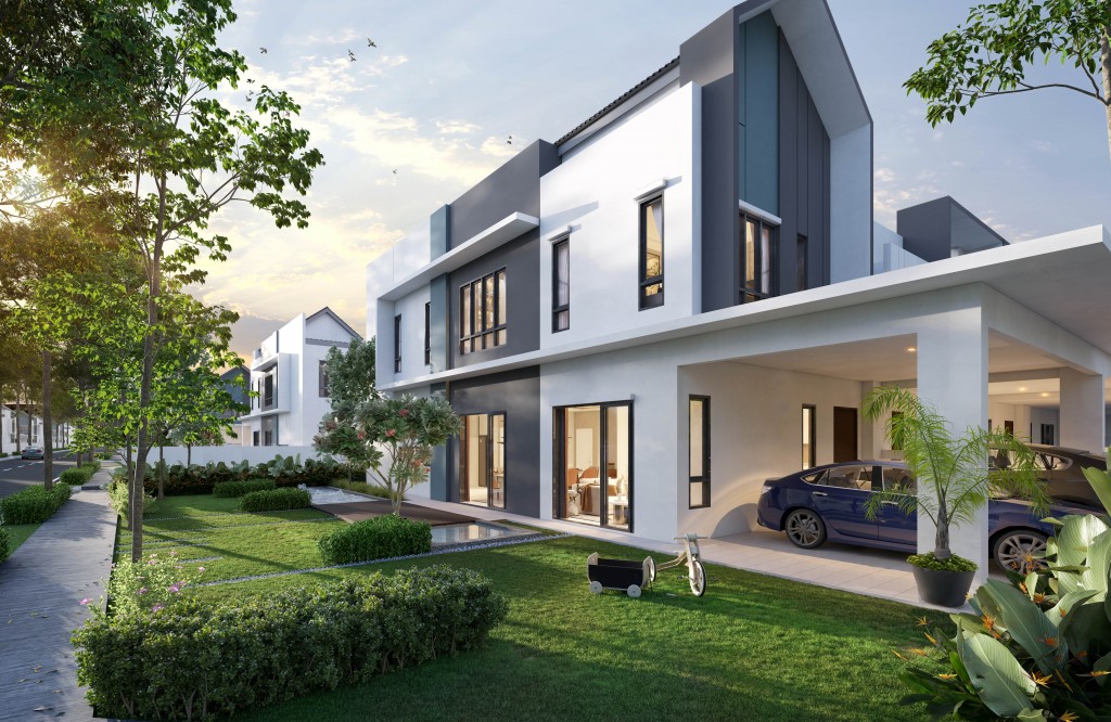 An artist’s impression of Suria Heights.