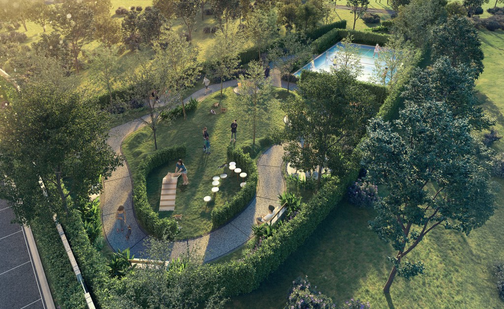 The pet-friendly Lifestyle Park and pickleball court bring together residents from all walks of life.