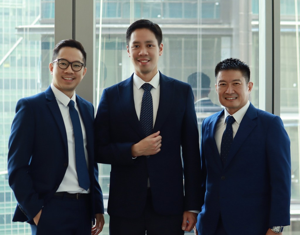 From Left are Hgd chief executive officer Lim Tiong Haan and executive directors Melvin Lim Hwa Aik and Andrew Lim Hwa Eng.