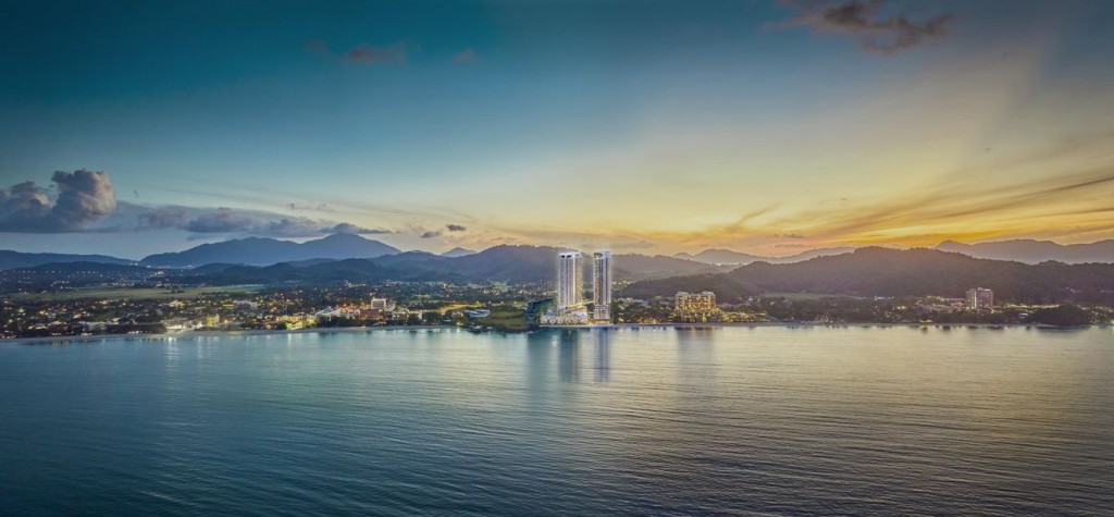 An artist’s impression of Clarissa Serviced Suites at the Cenang Beach.