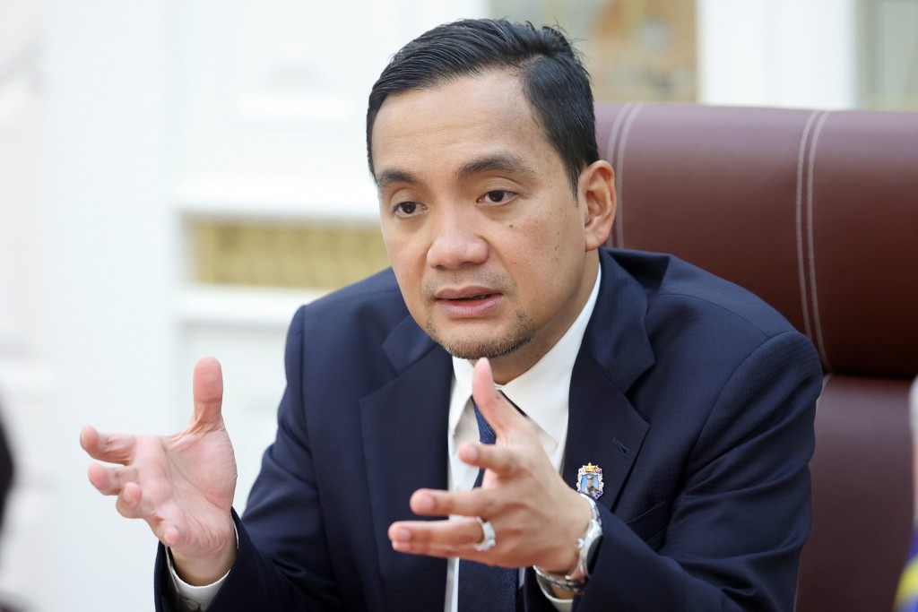 "The progress we’ve made with the JS-SEZ reflects a much larger vision," said Onn Hafiz. — THOMAS YONG/The Star