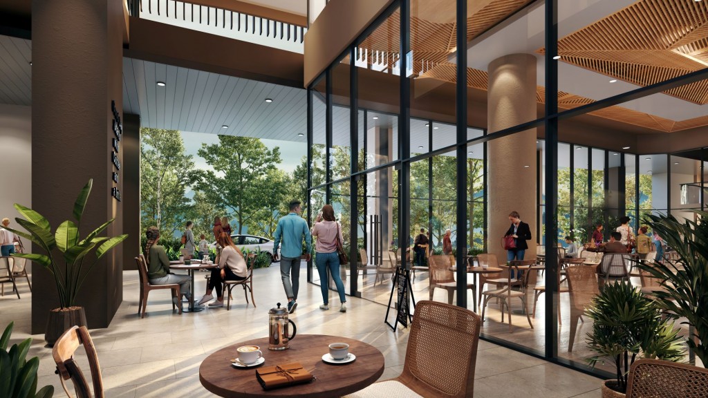 Al fresco area designed for a breezy ambience.