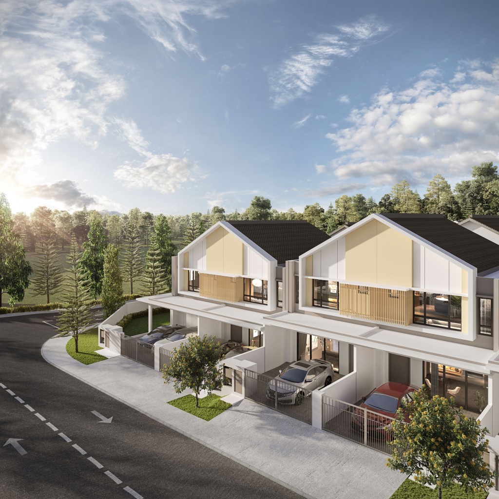 An artist’s impression of Botanica Hills Phase 1 — a freehold, nature-inspired township in Rawang.