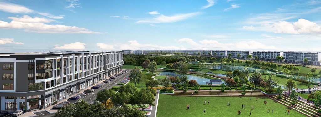 Artist impression of Emerald Business Park at Crest@Austin. 