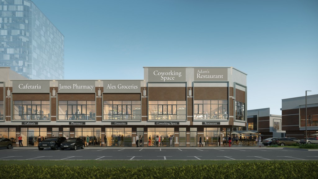 The lots will have an incredible range of options from F&B to retail.