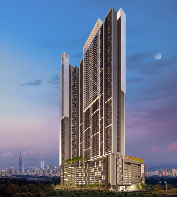 M Aspira in Taman Desa offers great scenic views of the KL city skyline.